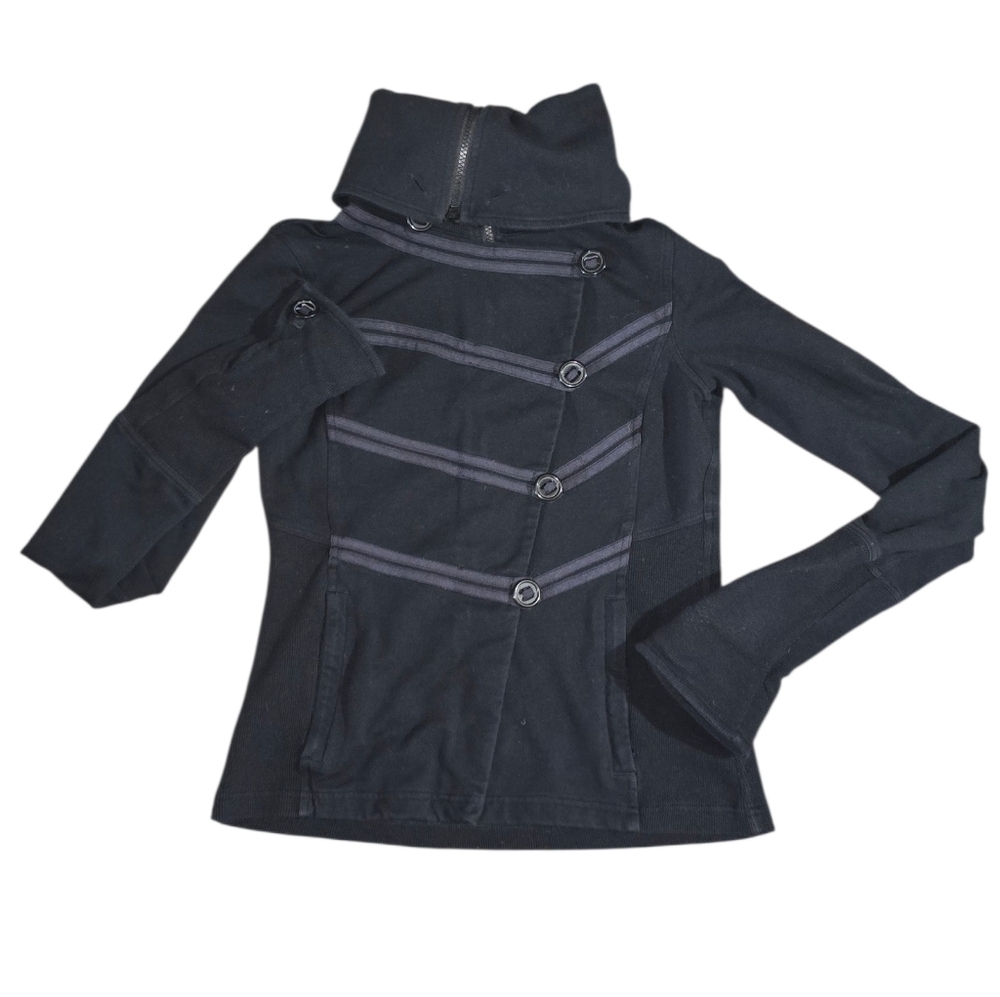 Lululemon Black Admiral Military-Style Jacket Size 8